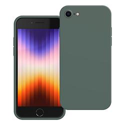 Foto van Just in case premium liquid color tpu case voor apple iphone se 2022 telefoonhoesje groen