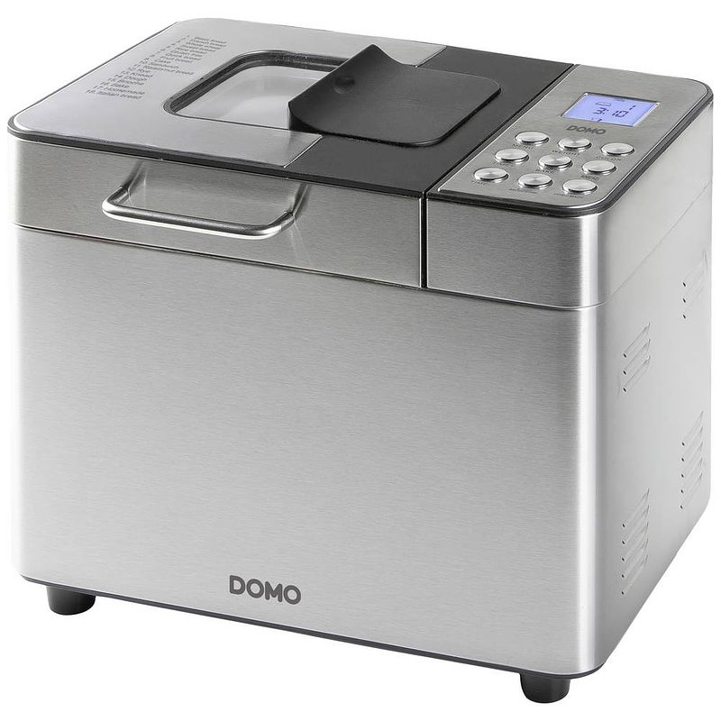 Foto van Domo b3971 broodbakmachine zwart, zilver (mat)