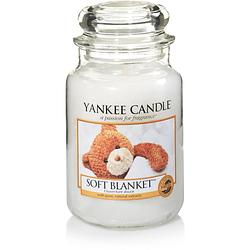 Foto van Yankee candle - soft blanket geurkaars - large jar - tot 150 branduren