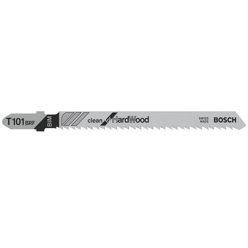 Foto van Bosch accessories 2608634235 decoupeerzaagblad t 101 brf, clean for hard wood, verpakking van 5 stuks 5 stuk(s)