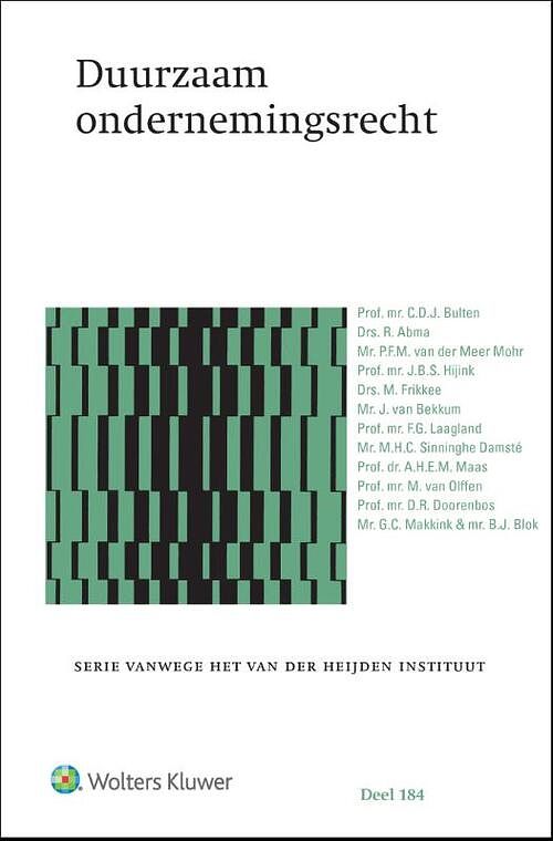 Foto van Duurzaam ondernemingsrecht - hardcover (9789013173970)