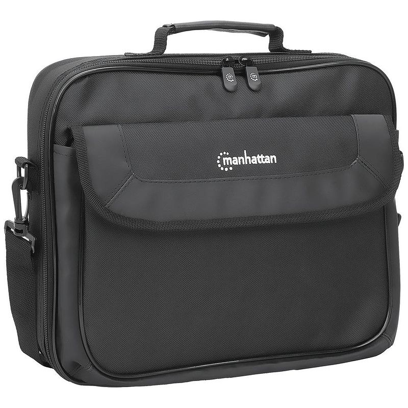 Foto van Manhattan laptoptas cambridge clamshell geschikt voor max. (laptop): 35,8 cm (14,1) zwart