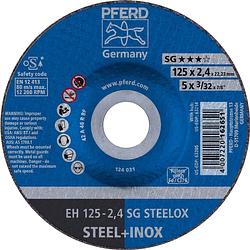 Foto van Pferd sg steelox 61341222 doorslijpschijf gebogen 125 mm 22.23 mm 25 stuk(s)