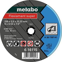 Foto van Metabo 616119000 doorslijpschijf gebogen 22.23 mm 25 stuk(s)