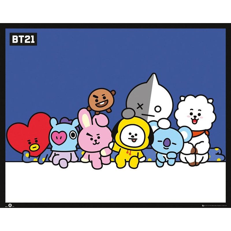 Foto van Gbeye bt21 group poster 50x40cm