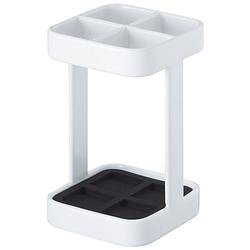 Foto van Yamazaki slim toothbrush stand - tower - white