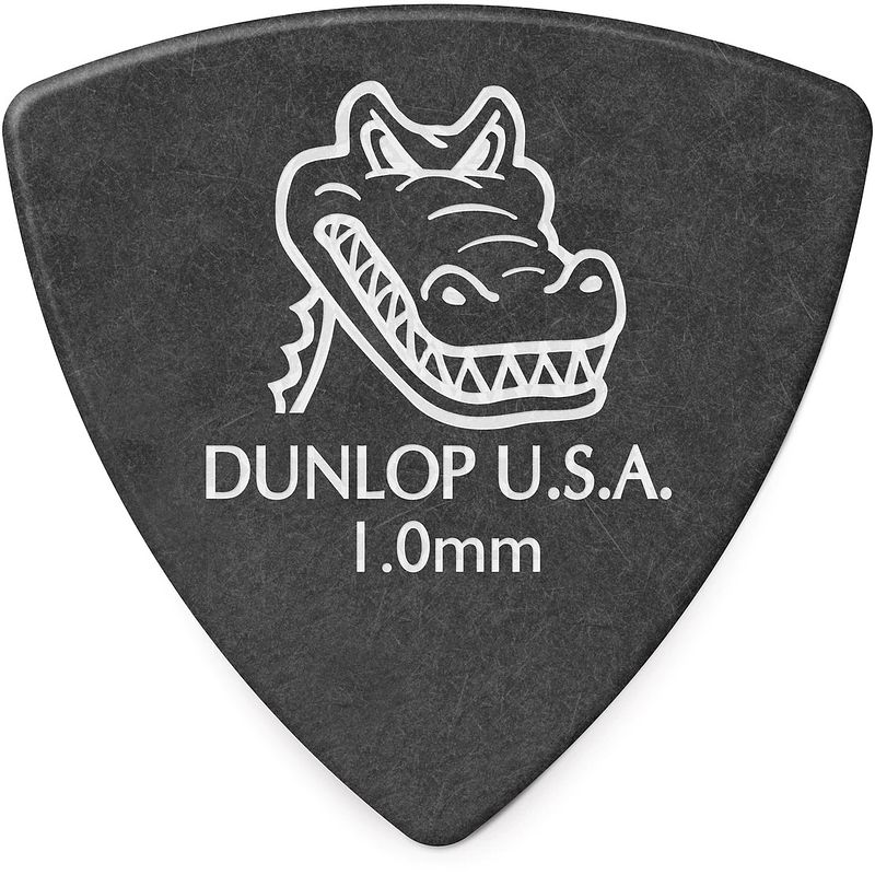 Foto van Dunlop 572p100 gator grip small triangle 1.00 mm plectrumset (6 stuks)