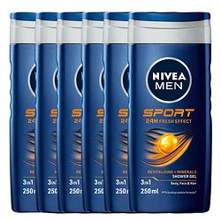 Foto van Nivea men sport shower gel voordeelverpakking