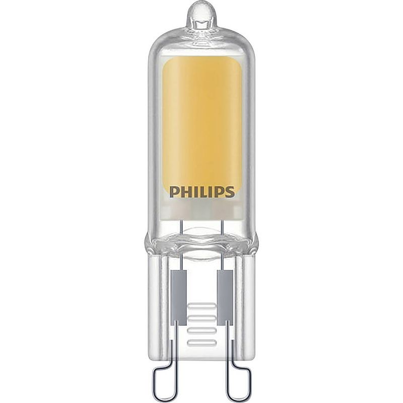 Foto van Philips lighting 871951430369000 led-lamp energielabel e (a - g) g9 speciale vorm 2 w = 25 w warmwit (ø x l) 15 mm x 48 mm 1 stuk(s)