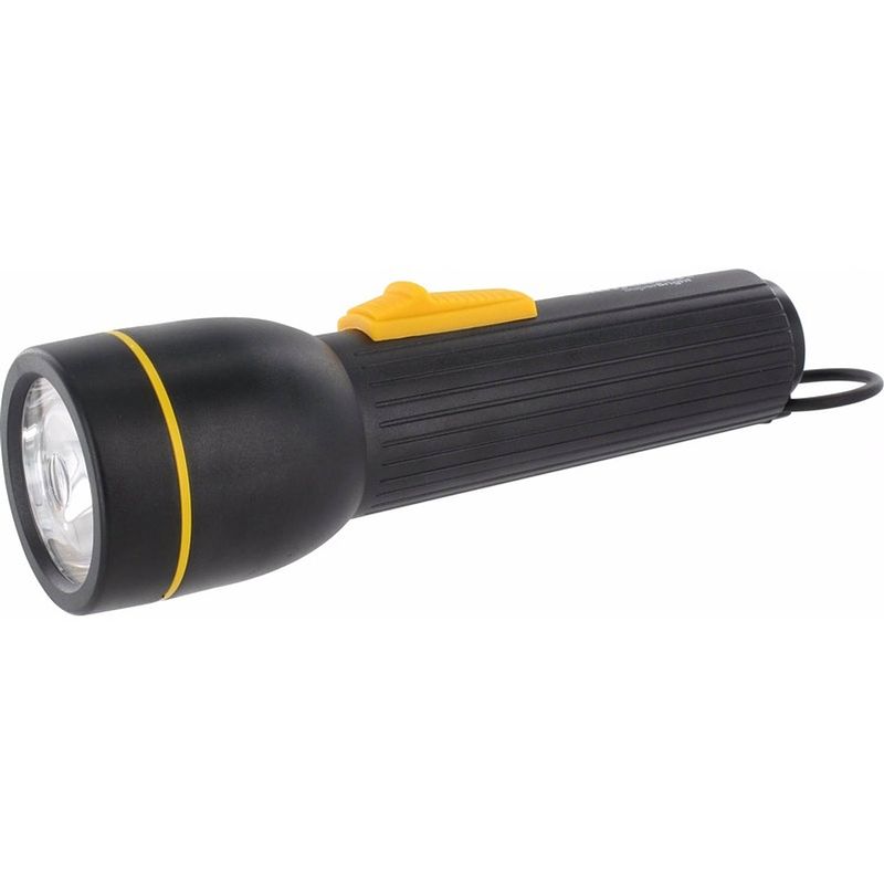 Foto van Zaklamp superbright zwart 19 cm