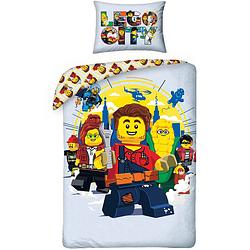 Foto van Lego city dekbedovertrek - eenpersoons - 140 x 200 cm - katoen
