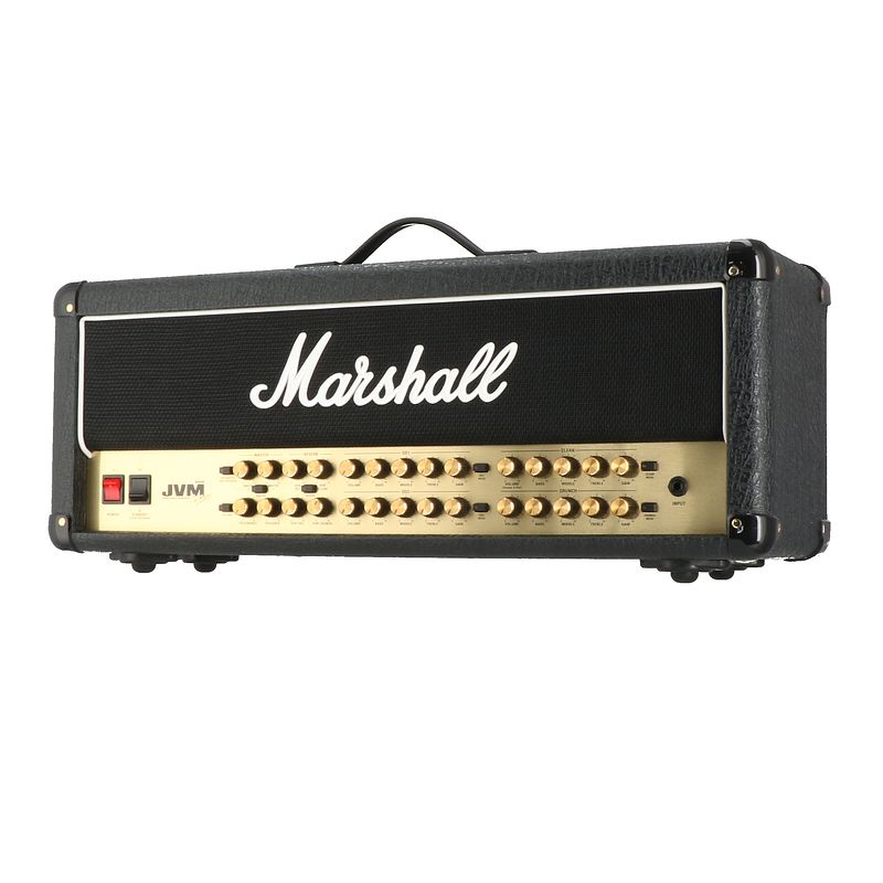 Foto van Marshall jvm410h 4-kanaals 100 watt buizen gitaarversterker top