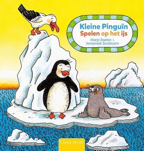 Foto van Kleine pinguïn. spelen op het ijs - marja baeten - kartonboekje;kartonboekje (9789044850178)