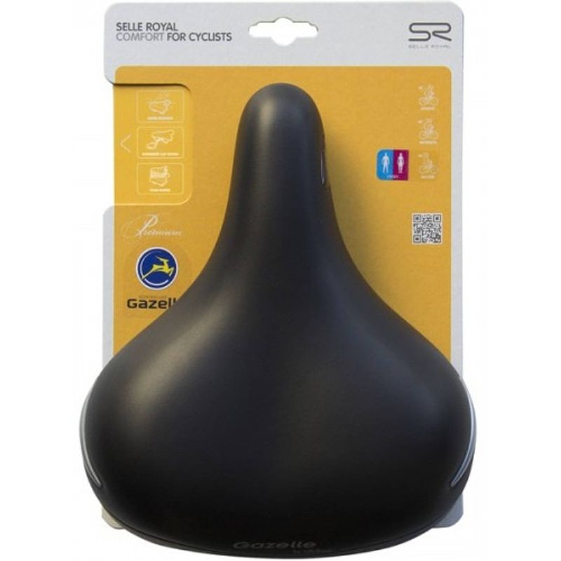 Foto van Selle royal zadel jewel 8132 foam zwart