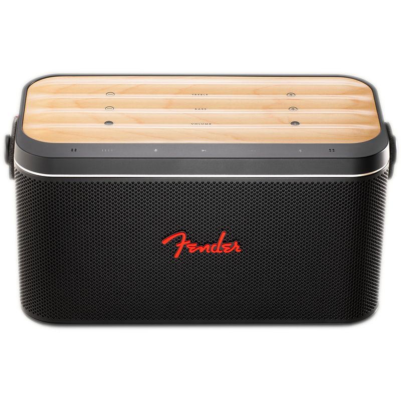 Foto van Fender riff bluetooth luidspreker en draagbare (bas)gitaarversterker