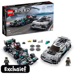 Foto van Lego speed champions mercedes-amg f1 w12 e performance & mercedes-amg project one 76909