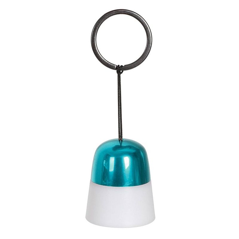 Foto van Moses sleutelhanger treklampje junior 3,3 cm groen/wit