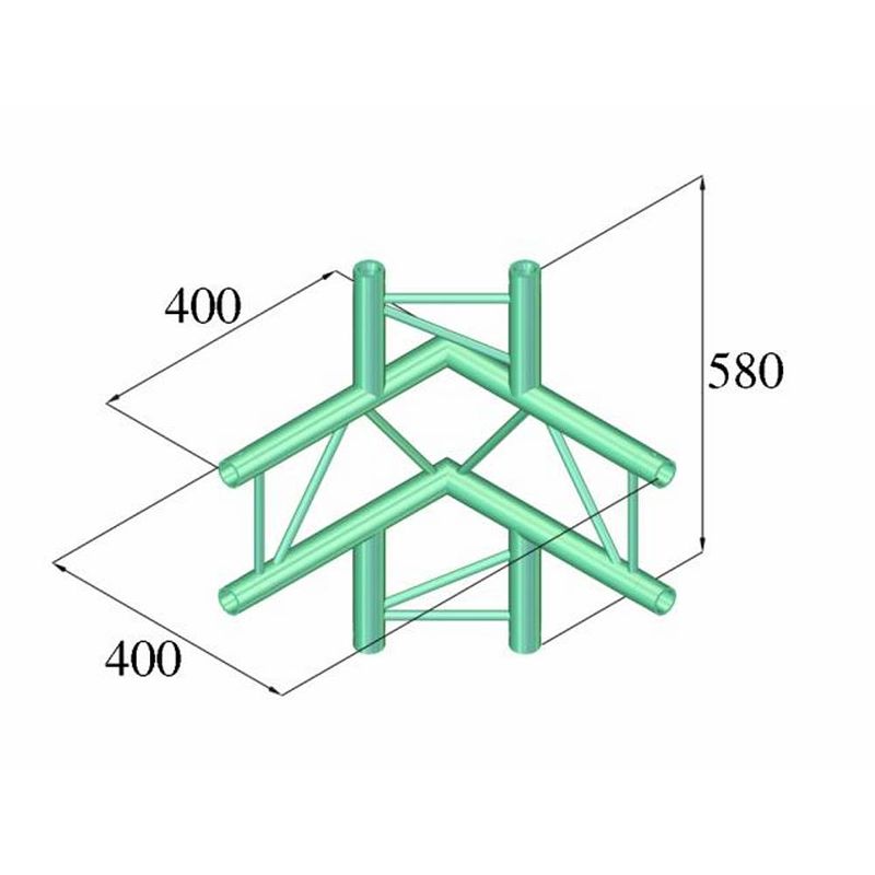 Foto van Alutruss dq2-pac44v hoek