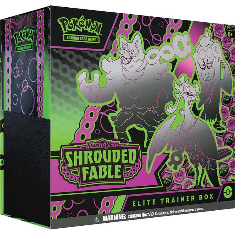 Foto van Pokémon tcg scarlet & violet shrouded fable elite trainer box