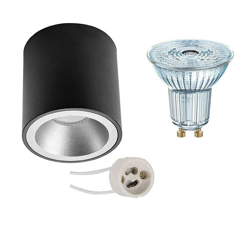 Foto van Opbouwspot set - osram parathom par16 927 36d - pragmi cliron pro - gu10 fitting - dimbaar - opbouw rond - mat