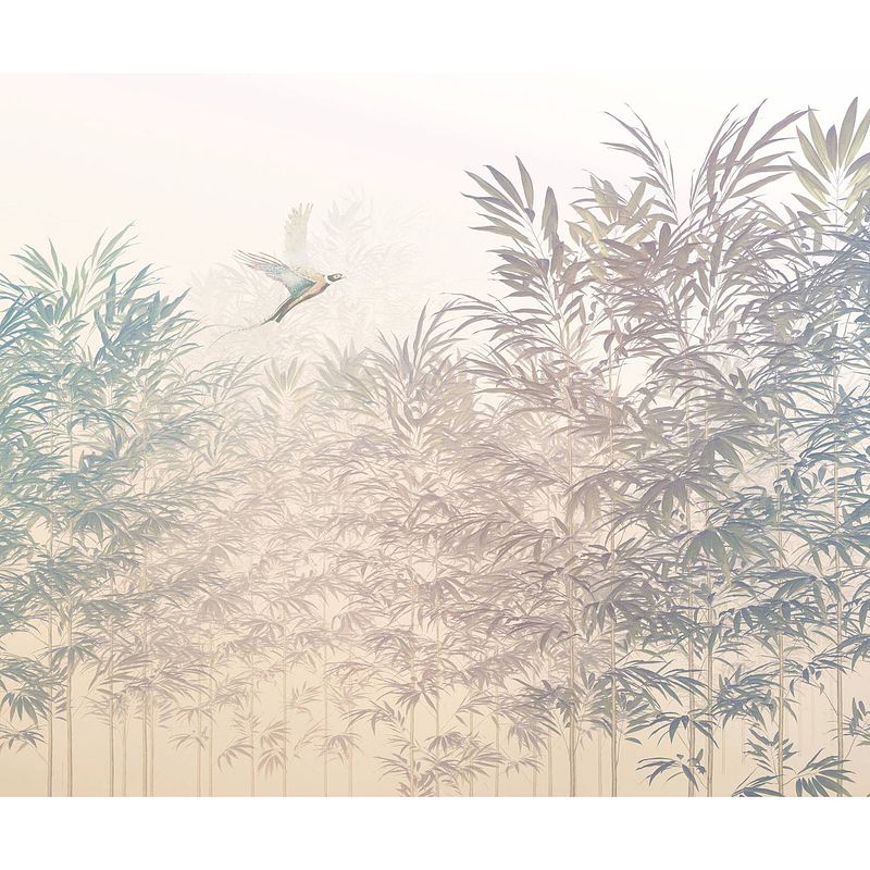 Foto van Komar bamboo paradise vlies fotobehang 300x250cm 6-banen