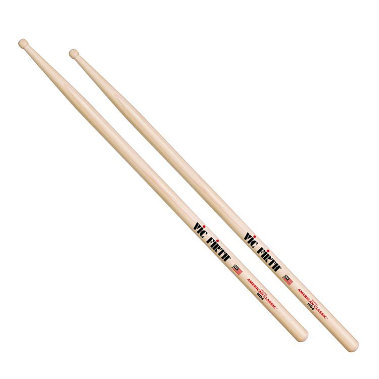 Foto van Vic firth hd4 drumstokken hickory met houten tip