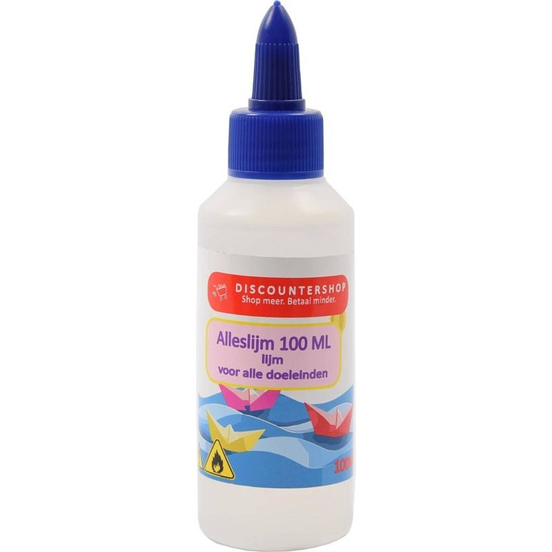 Foto van Lijm - all purpose glue - glue - kinderlijm - knutselen - goedkope knutsellijm - doorzichtige knutsellijm 100 ml