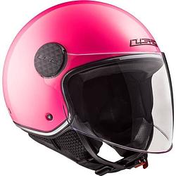 Foto van Ls2 sphere lux jet motorhelm - fluo roze