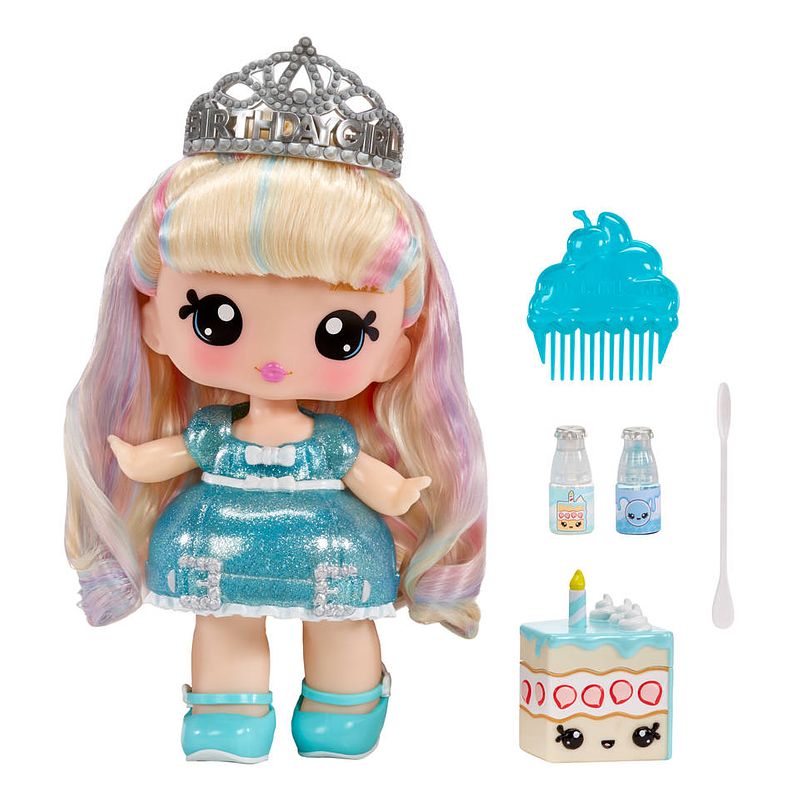 Foto van Yummiland grote pop callie birthday cake + lipglossdiertje