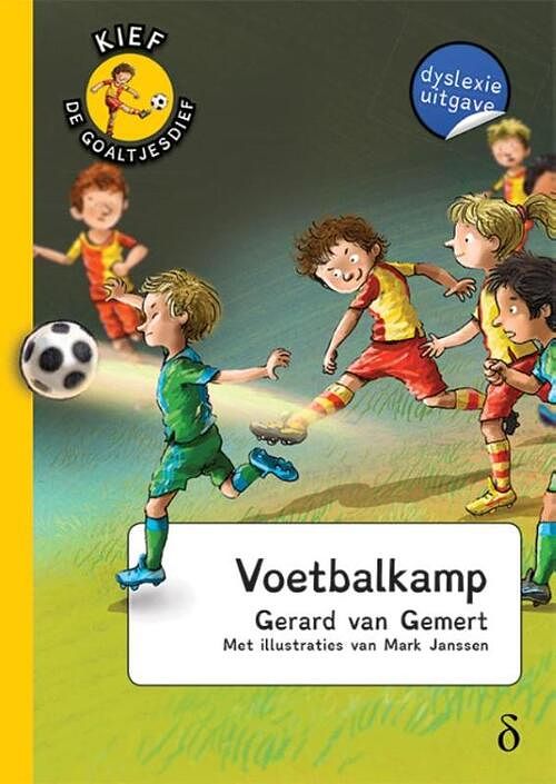 Foto van Voetbalkamp (dyslexie uitgave) - gerard van gemert - paperback (9789463240895)