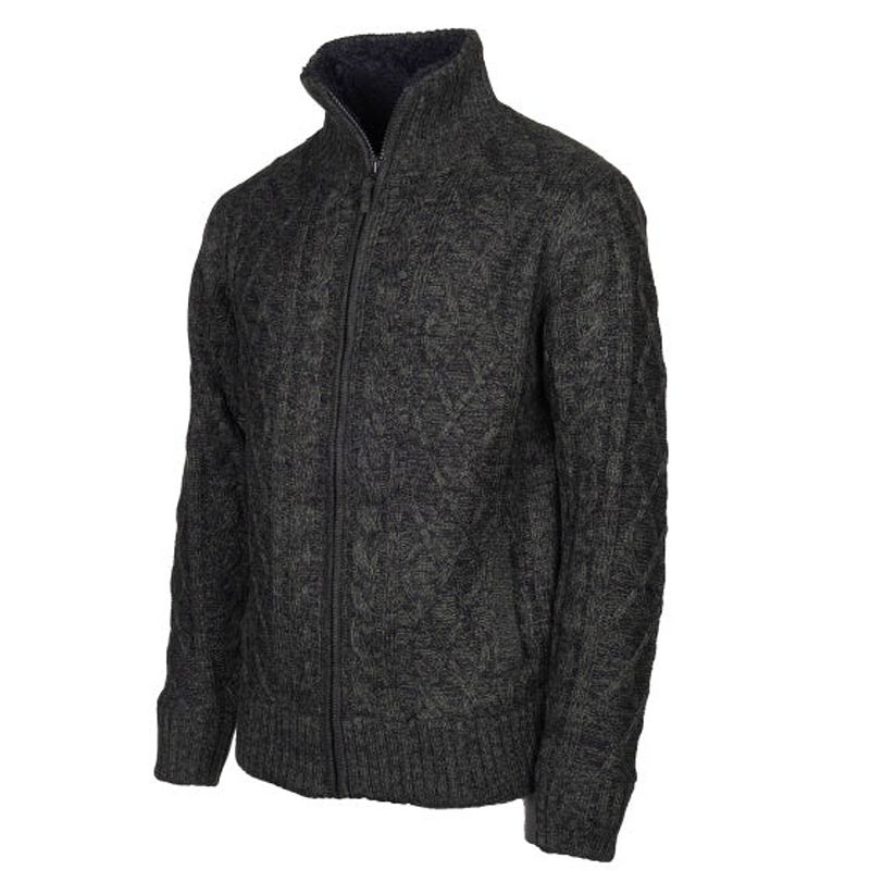 Foto van Morgan 2 morgan knit full zip heren groen maat 4xl