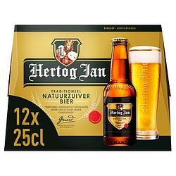 Foto van Hertog jan pilsener natuurzuiver bier flessen 12 x 25cl bij jumbo