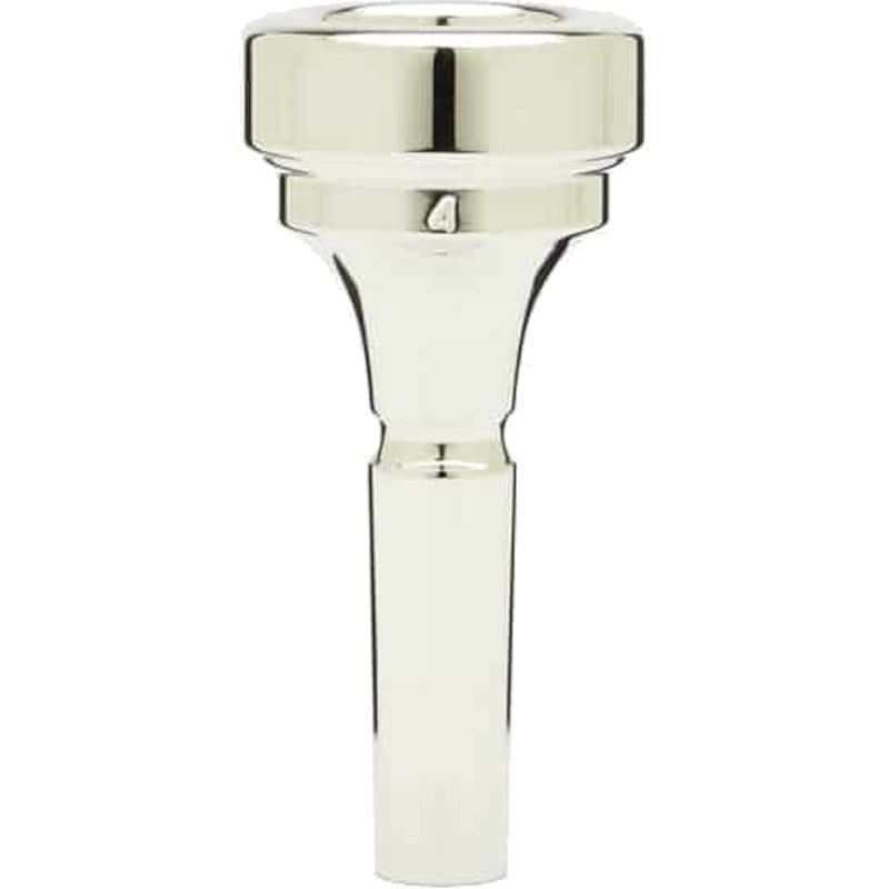 Foto van Denis wick 58814 classic cornet mouthpiece silver plated mondstuk voor kornet