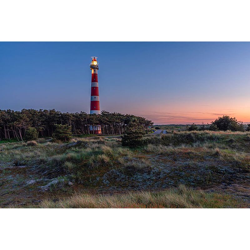 Foto van Spatscherm vuurtoren - 90x70 cm