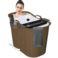 Foto van Lifebath - zitbad nancy - 200l - bath bucket - inclusief badrek - goud