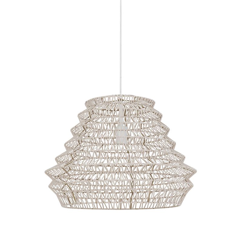 Foto van Light & living - hanglamp flame - 55x55x41 - bruin