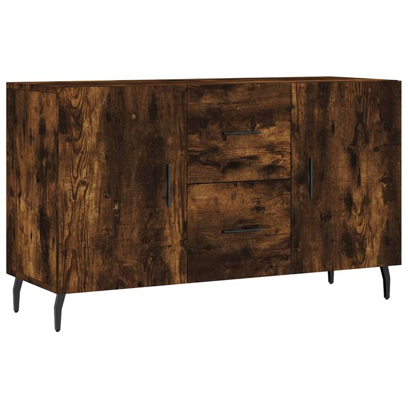 Foto van Vidaxl dressoir 100x36x60 cm bewerkt hout gerookt eikenkleurig