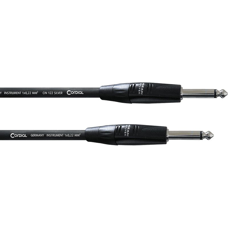 Foto van Cordial cii0.9pp intro 6.3mm ts jack instrumentkabel 0.9m