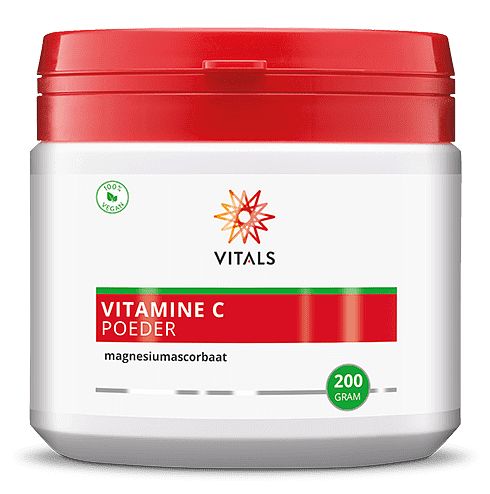 Foto van Vitals vitamine c poeder magnesiumascorbaat