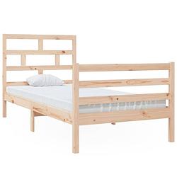 Foto van Vidaxl bedframe massief grenenhout 90x200 cm