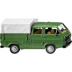 Foto van Wiking 0293 09 h0 volkswagen t3 dubbele cabine - grasgroen