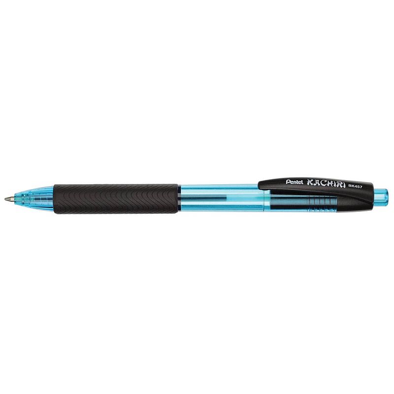 Foto van Pentel kachiri balpen van 0,7 mm blauw 12 stuks