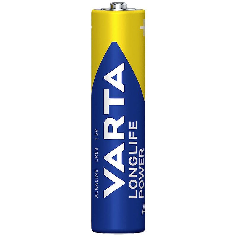 Foto van Aaa batterij (potlood) varta longlife power aaa big box 12 alkaline 1.5 v 12 stuk(s)