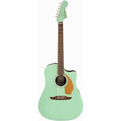 Foto van Fender redondo player surf green wn fsr elektrisch-akoestische westerngitaar