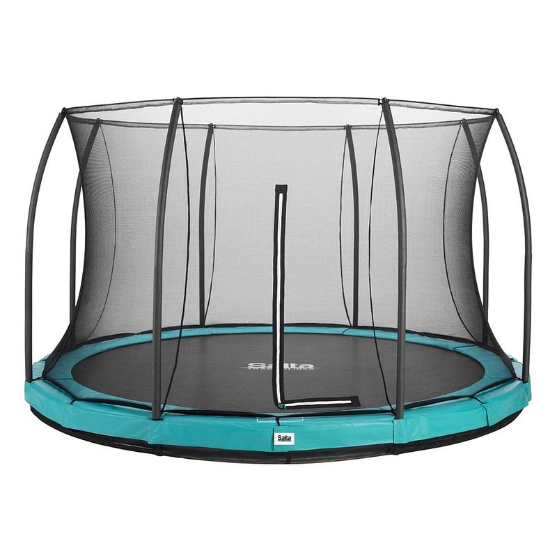 Foto van Trampoline - salta comfort edition ground - 366 cm - groen