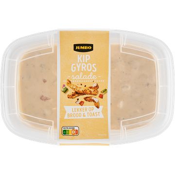 Foto van 2 voor € 3,50 | jumbo kip gyros salade 200g aanbieding bij jumbo