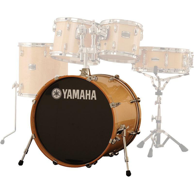 Foto van Yamaha jsbb2217nw stagecustom birch 22x17 inch bass drum nw