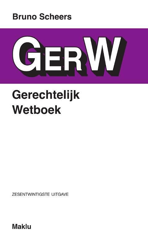 Foto van Gerechtelijk wetboek - paperback (9789046611845)