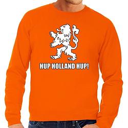 Foto van Nederlands elftal supporter sweater hup holland hup oranje voor heren m - feesttruien