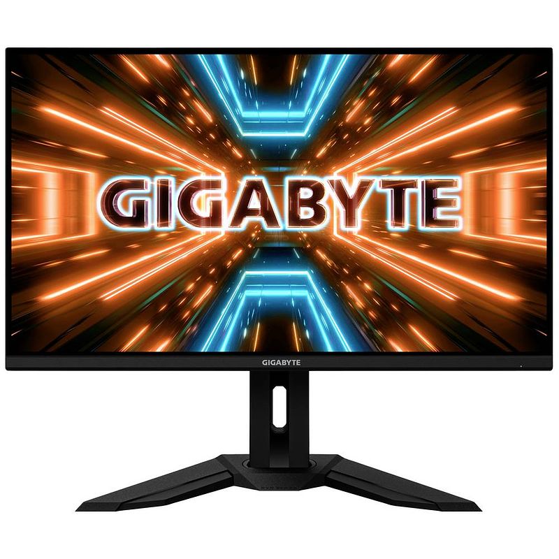 Foto van Gigabyte m32q led-monitor 80 cm (31.5 inch) energielabel g (a - g) 2560 x 1440 pixel qhd 1 ms hdmi, displayport, hoofdtelefoon (3.5 mm jackplug), usb 3.2 gen 1